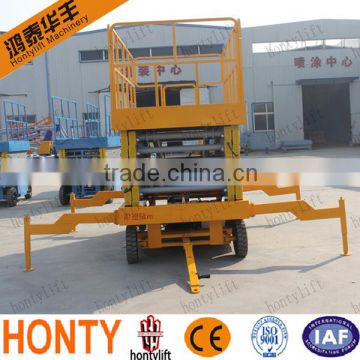 14M high quality Battery hydraulic scissor lift table with walking aids equipment