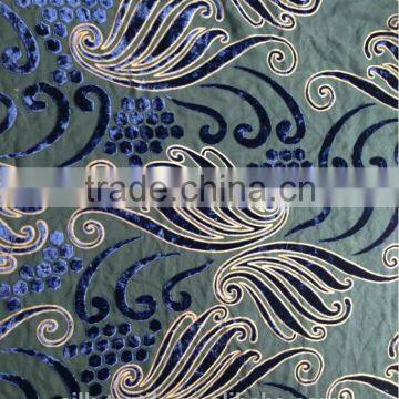 Pure Silk Burn Out Velvet Fabric