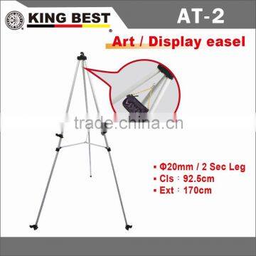 KINGBEST Aluminum Easel and display stand (AT-2) /telescopic folding easel/Painting Easel/Hook easel/Advertising Drawing Easel