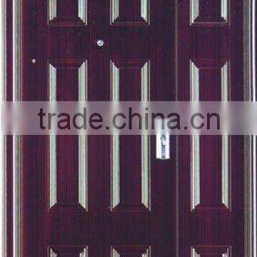 security door with double leaf , exterior door , safety door (Canton Fair booth no.9.1-G06)