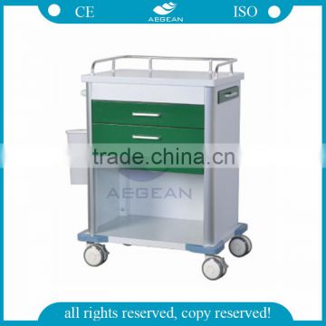 AG-GS005 Three drawers emergency movable hospital nursery trolley