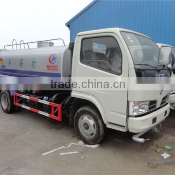 Bottom price dongfeng dfac mini stainless steel water bowser truck