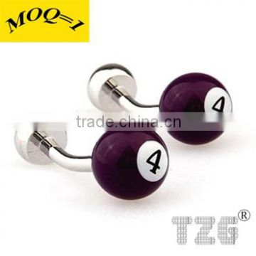 Fashion Stainless Steel Snooker CuffLink