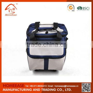 Fashion design rolling trolley cooler bag