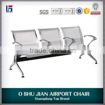 3-seater Stainless Steel Chairs Waiting Chair SJ622 photo-3