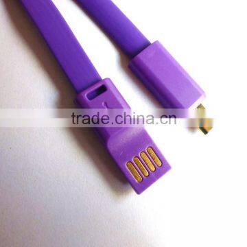 hot sale high speed magnetic two sides USB micro cable