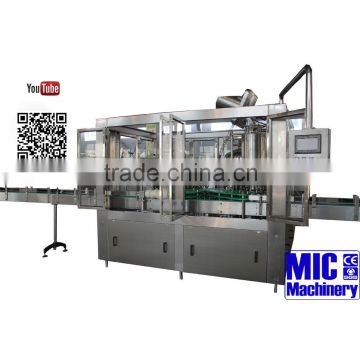 MIC-24-6 2 in1 top standard beer canning equipment auto beer canning machine mobile beer canning equipment for alu Pet cans ce