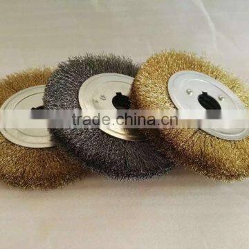 Crimped Circular Steel Wire Brush photo-3