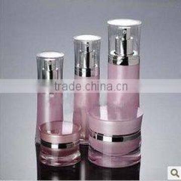 New arrival fancy airless glass cosmetic bottle