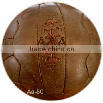 Retro footballs Vintage soccer balls Leather balls antique footballs