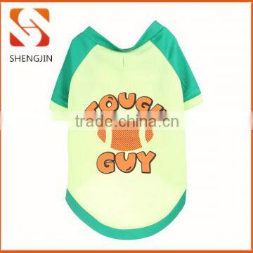 SJ-L6010 100% Cotton pet clothes fashion dog t shirts