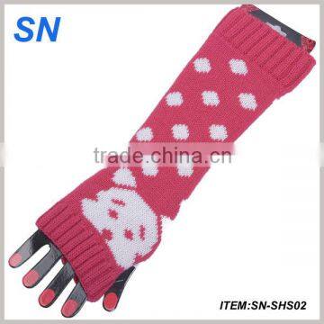 winter fashion cute arm warmer for girls