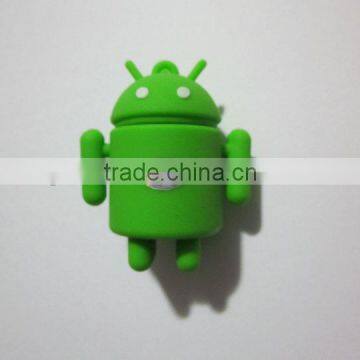 promotion pvc android robot usb flash drive