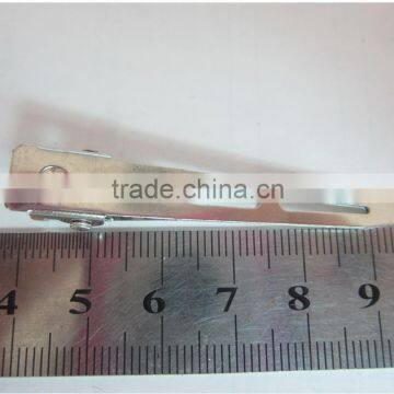Metal Single Duck Bill Hair Clips With Silver Color For Wholesale