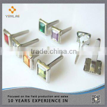 7mm metal square decorative brads