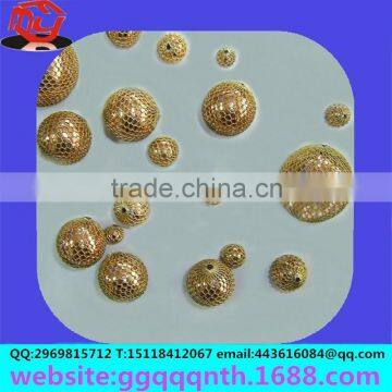 Accessories metal circular bead hollow brass wire round bead wire lantern corolla pack MESH ball