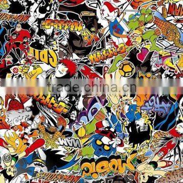 China Sticker Bomb Car Wrap Vinyl