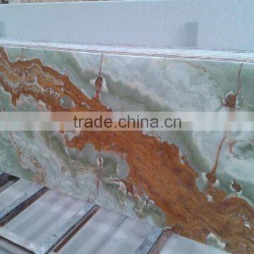 Green onyx Laminated Glass panels