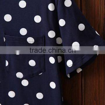 Online Shopping India Wholesale Women's High Quality Cheap Cotton Dot t Shirt photo-4