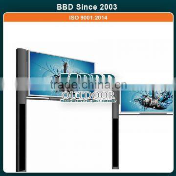 Outdoor stable structure cheap advertising cantilever billboard