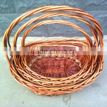 good quality wicker plant basket