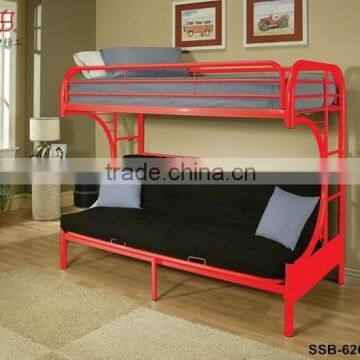 Cheap Living Room Heay Duty White Black Blue Red Metal Sofa Bunk Bed photo-4
