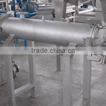 Tubular type fruit juice sterilizer for fluid