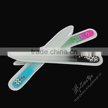 Glass nail file with 180 grit