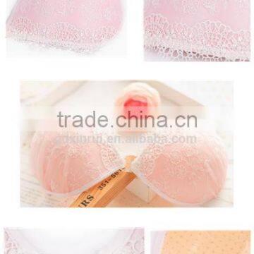Front Closure Elegant lace bridal lingerie sexy bra with lace