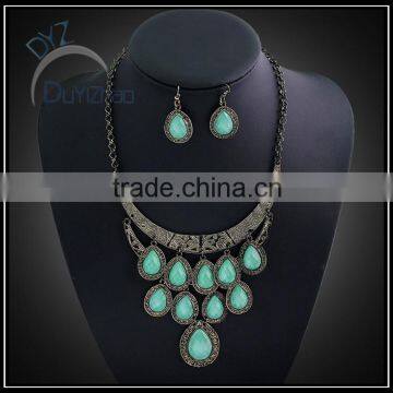 Fashion Jewelry Set for Women With Colorful Stone photo-2