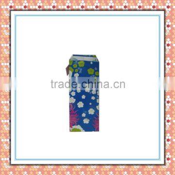 Delicate Colorful Flowers and Plants Paper Shopping Bag