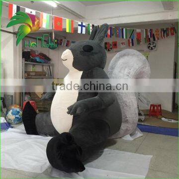 Attractive Interesting Funny Custom-made So Lifelike Giant Inflatable Plush Squirrel