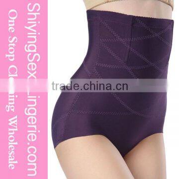 High Quality Wholesale Purple Steel Boned High Waist Butt Lift Women's Underwear