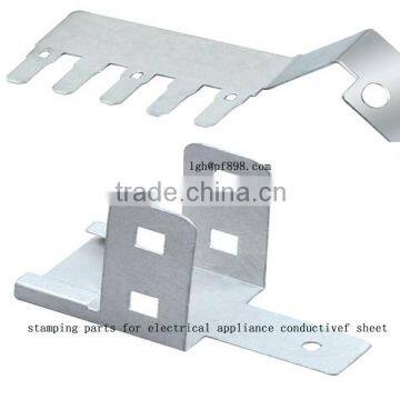 custom design stamping conductive sheet ,metal stamping conductive sheet