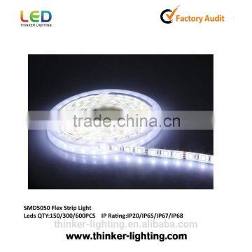 High quality outdoor led strip light SMD5050 4000kwith connector