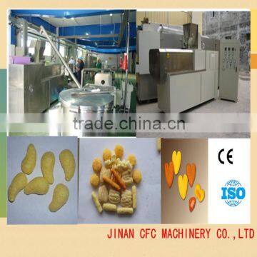 Different flavor puffed corn snacks food equipment