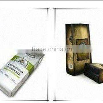 high quality coffee bag with tin tie