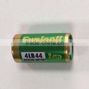Mercury Free 0% Hg & Pb high quality 4LR44 alkaline 6v dry battery