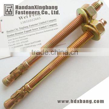 high quality galvanized stud bolt for chemical anchor in yongnian china