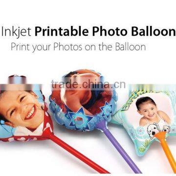 DIY Star Shape Inkjet Printing Balloon, Baby Printable Gift (free Software Support, Made by Hand, no Need Machine) photo-2
