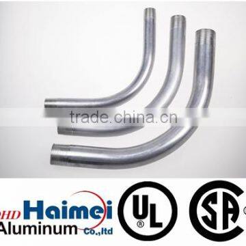 90 degree elbow aluminum profile
