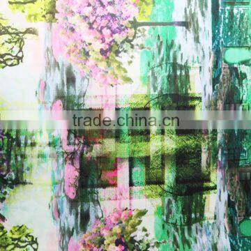 Scuba Fabric Healthy Polyester Scuba Fabric Woman Fashion Dress Digital Printing Scuba Fabric