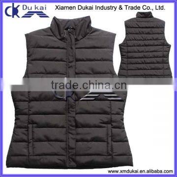 Women's padding vest, ladies padded vest, quilted padded vest