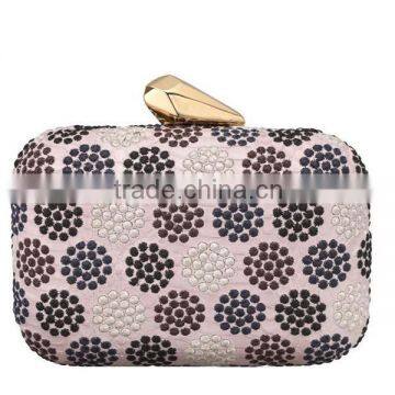 EV1124 Embroidery Buckle Hot Sale Evening Clutch Bags Woman