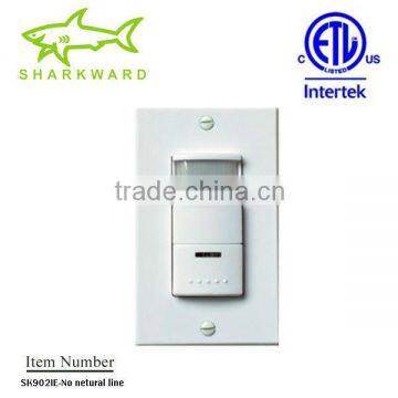 SK902IE Dual technology High quality&Energy saving wall mount PIR Vacancy Occupancy motion Sensor switch(120/277V,ETL,PIR+SOUND)