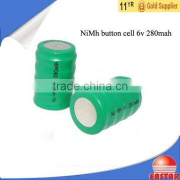 6v 80mah 30h nimh button cell for bluetooth headset