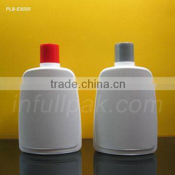 16oz /500ml White Cosmetic HDPE Bottle