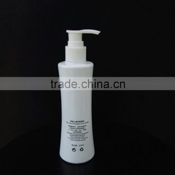 white color 200ml pet shampoo bottle plastic, cosmetic pet bottle, plastic bottle for cosmetic packaging