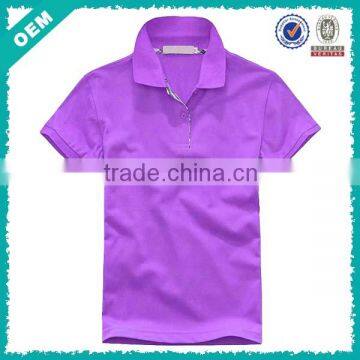 hotsale blank advertising t shirt polo t shirt for women