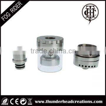 THC Wide Bore Drip Tip, Cyclops Air Flow Control RTA Fog Rider Tank photo-3